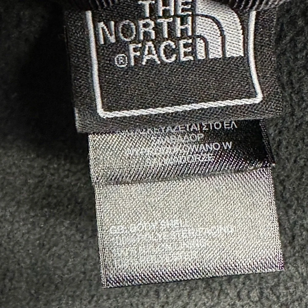 The North Face T201 F13‎ Womens Small Full Zip Black Poly Fleece Jacket CR04JK3